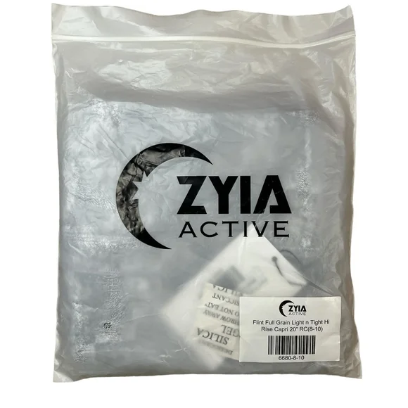 NEW Zyia 6680 flint full grain light n tight hi-rise Capri RC size 8-10 NWT - Picture 2 of 11